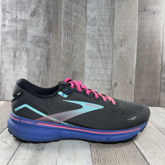 Brooks Ghost 15 Women's Size 10 Road Running Shoes Athletic Sneakers Dark Gray - Picture 7 of 15